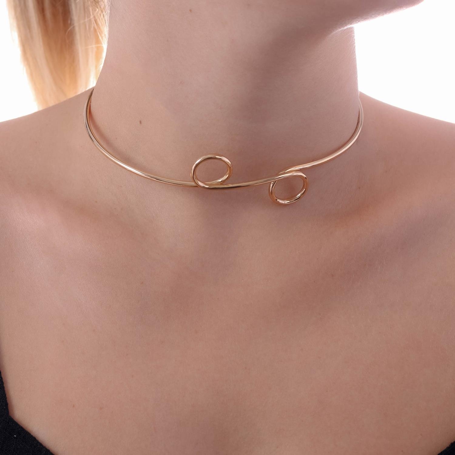 Clt-5697-Fo Choker Aro Detalhada.