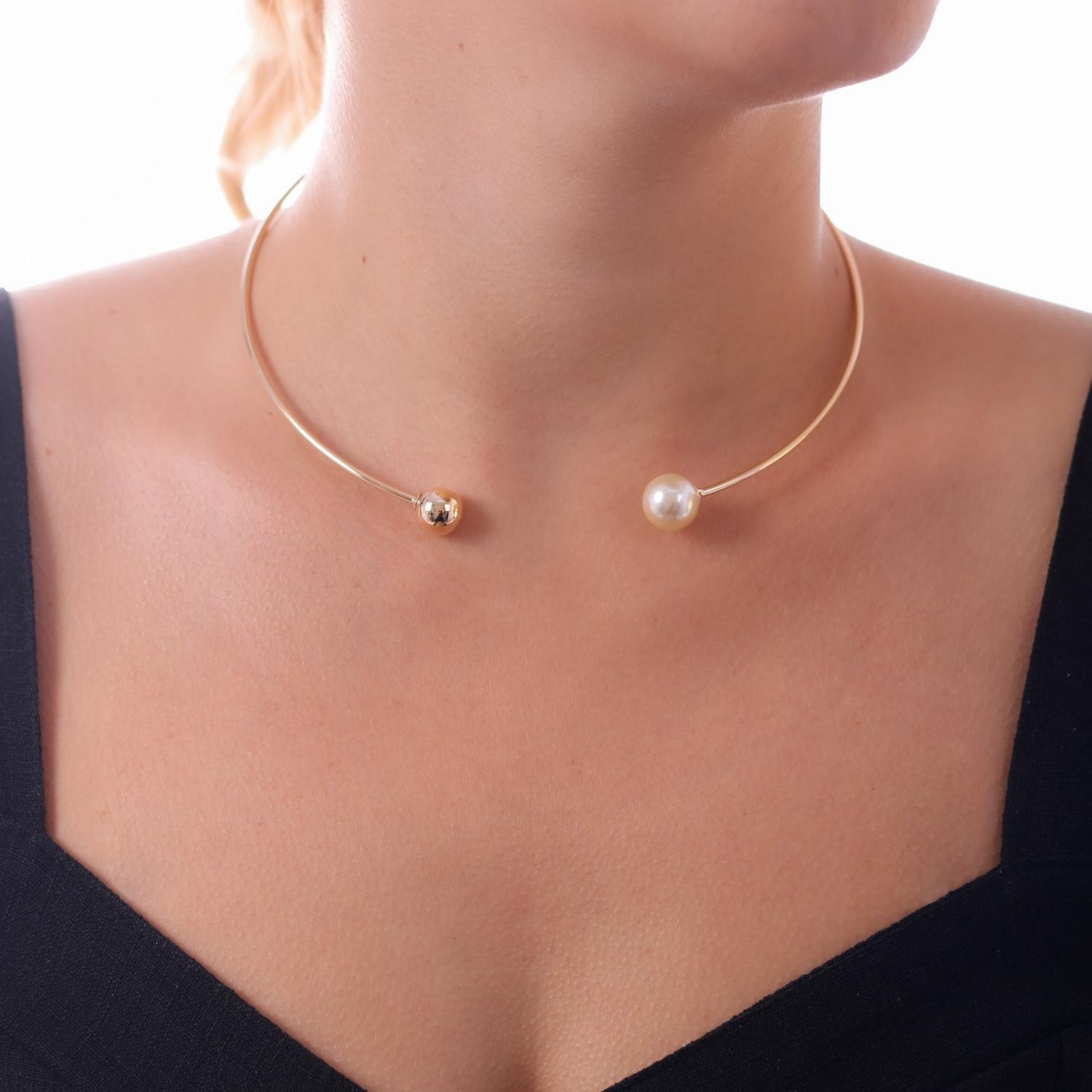 Clt-5702-Fo Choker De Pérola.