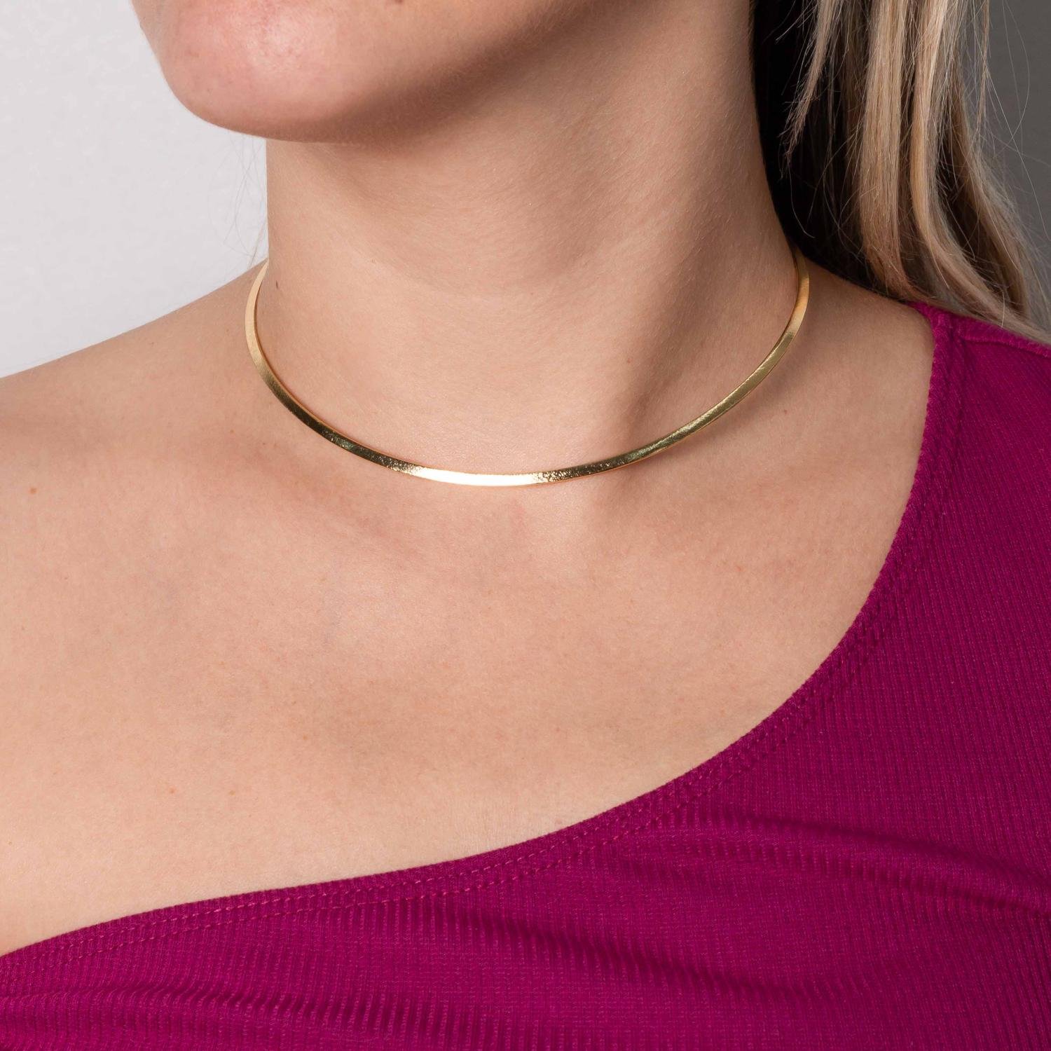 Clt-5797-Fo Choker Aro Lixado (3mm).