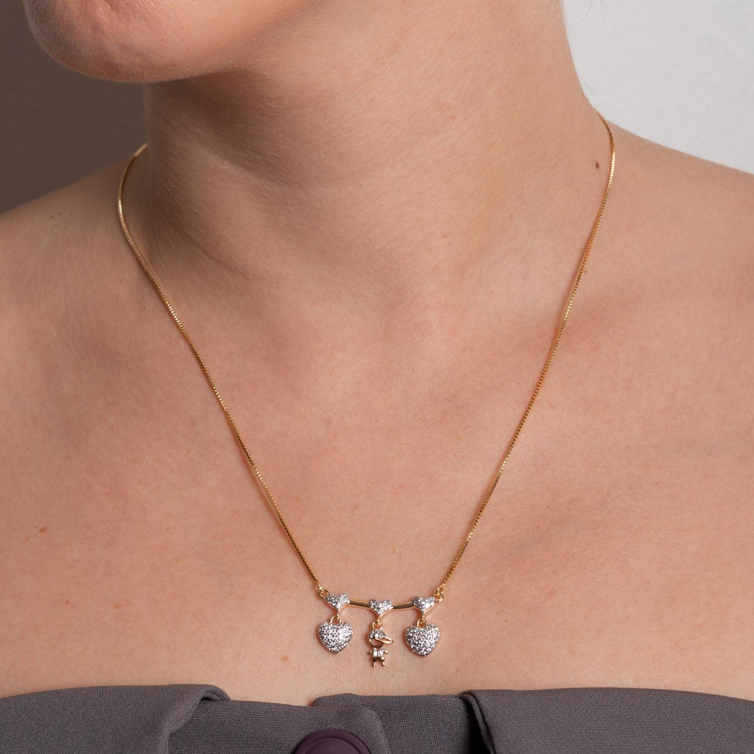 Clti-2009-Focolar Com Dois Corações E Um Menino Cristal Com Ródio (21x21cm).