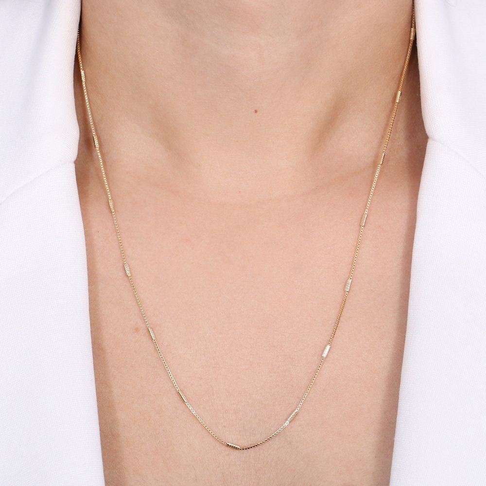 Co-102-Fo Corrente Veneziana Com Tubinhos (60cm+5cm)