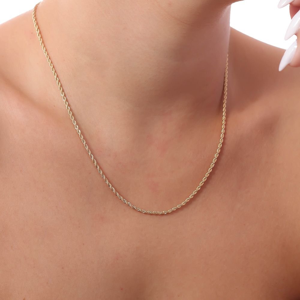 Co-107-Fo Colar Cordão Baiano (2mm)