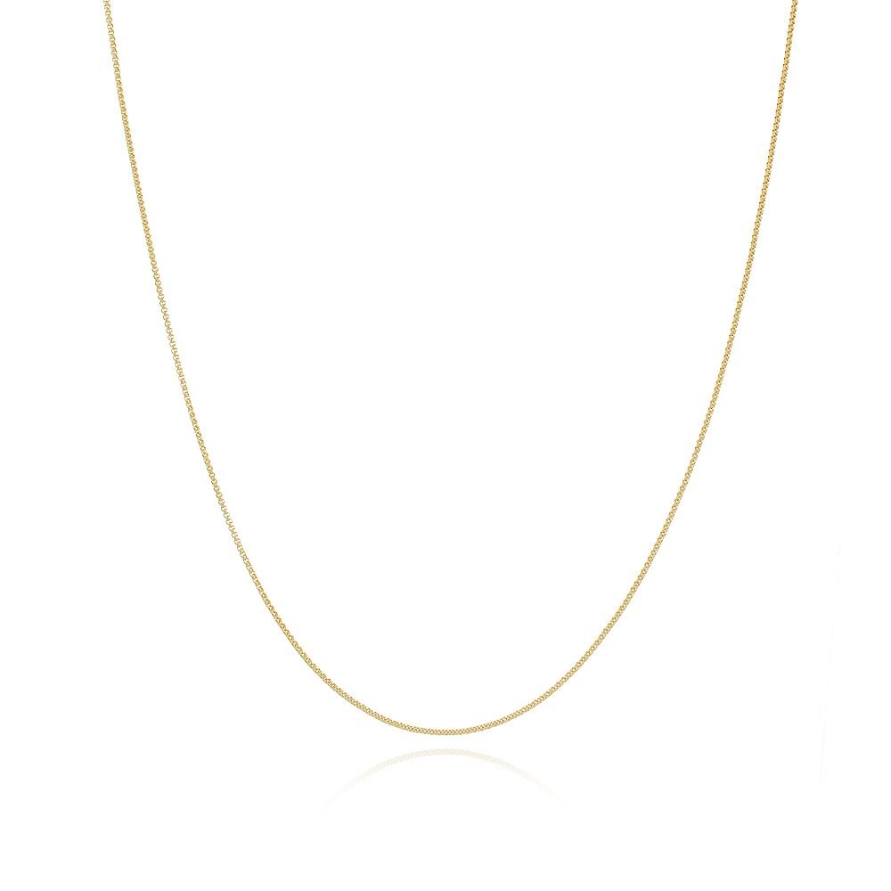 Co-221-Fo (45cm+5cm) Colar De Veneziana