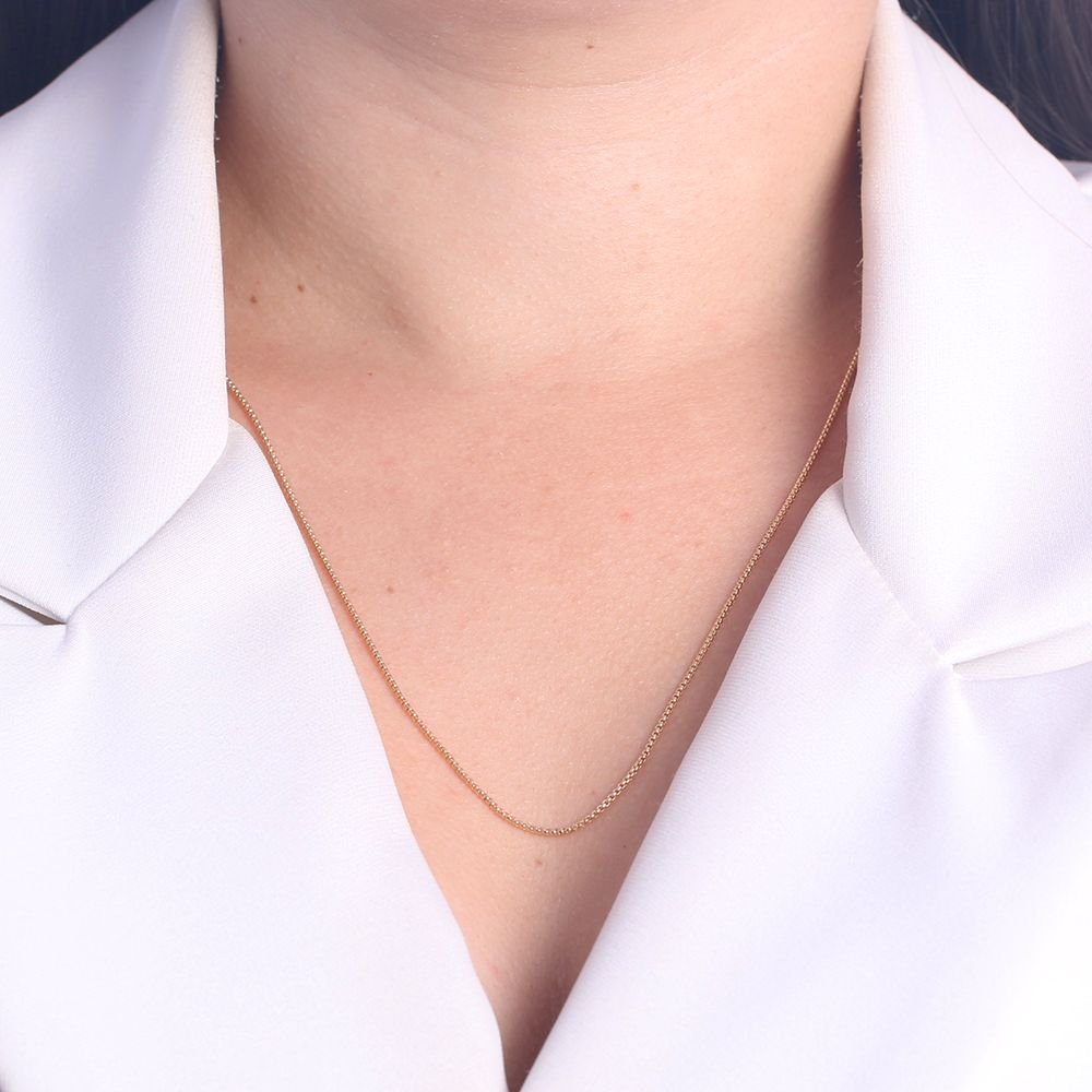 Co-222-Fo (60cm+5cm) Colar Longo De Veneziana
