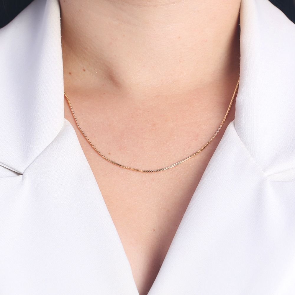 Co-271-Fo (40cm+5cm) Colar De Veneziana