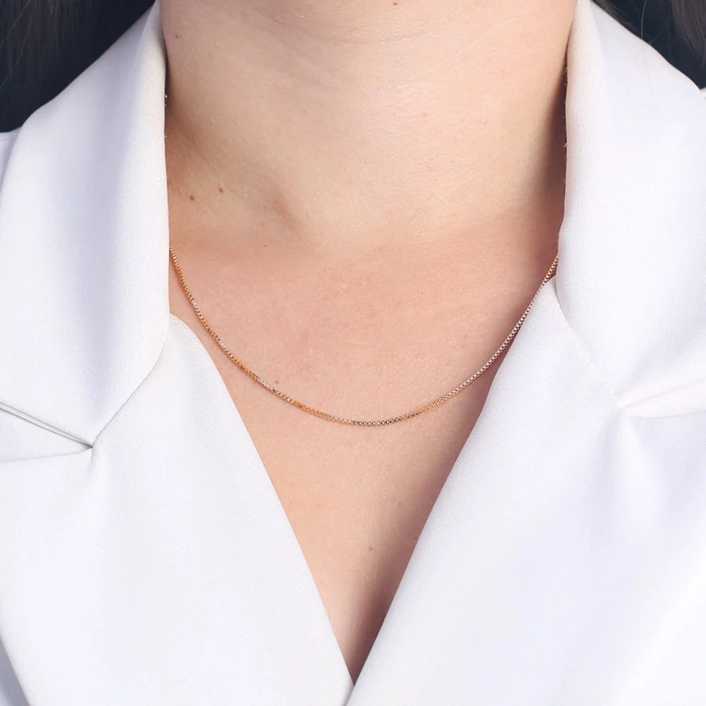 Co-273-Fo (60cm+5cm) Colar Longo De Veneziana