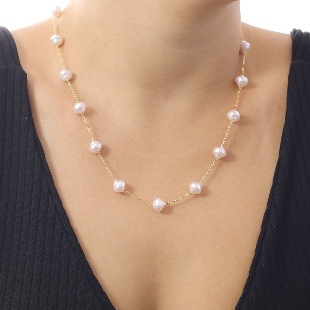 Co-359-Fo Colar Pérolas ( 45cm+10cm)&Nbsp;