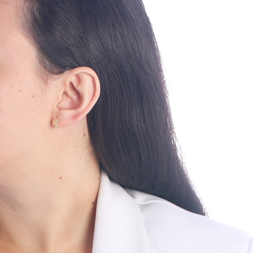 Cr7-07-Do Cartela De Brincos Com 7 Pares