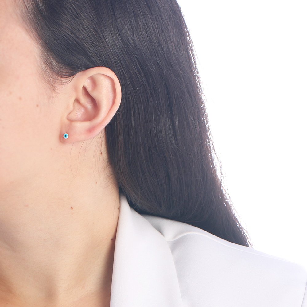 Cr7-07-Do Cartela De Brincos Com 7 Pares