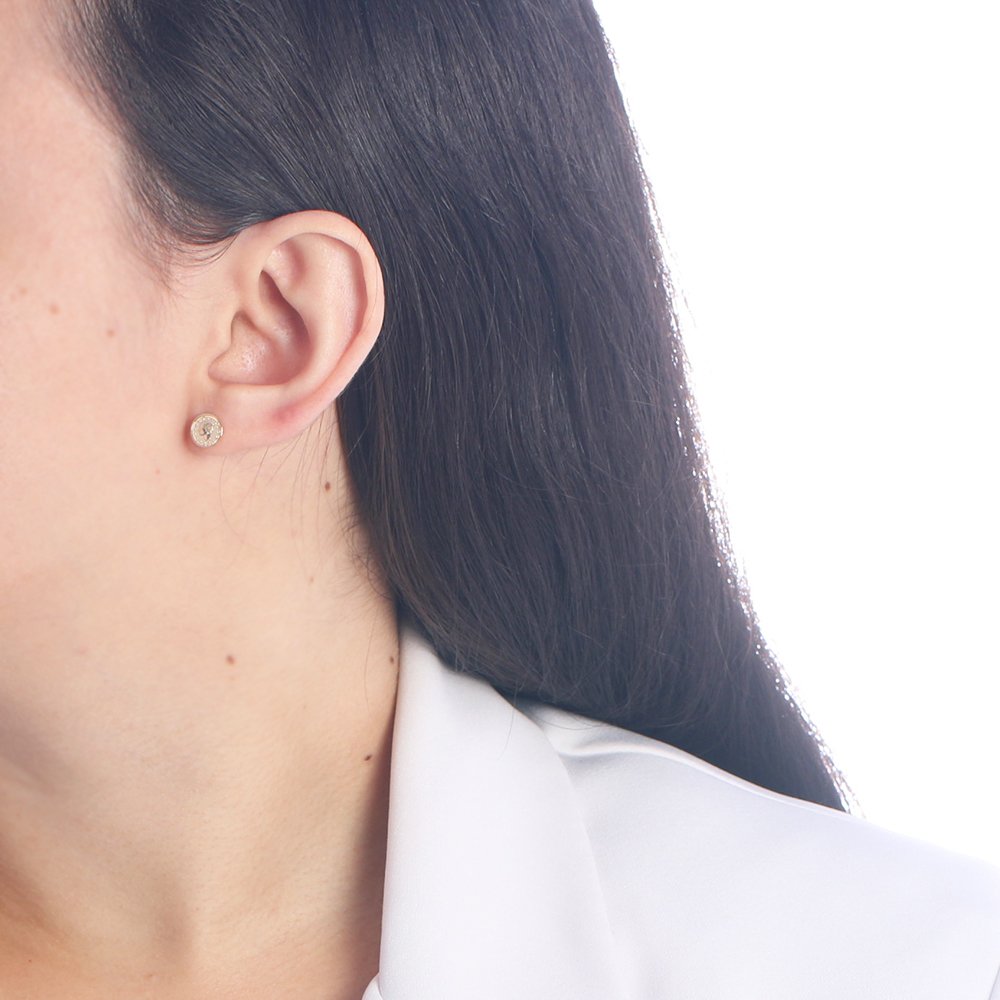 Cr7-07-Do Cartela De Brincos Com 7 Pares