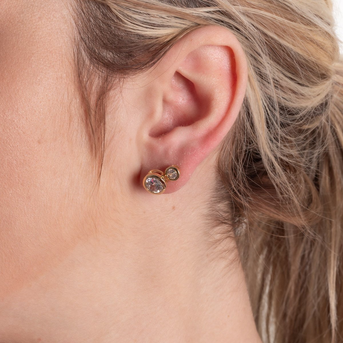 Duplo-118-Do Brinco Duplo Pontos De Luz Cristais.