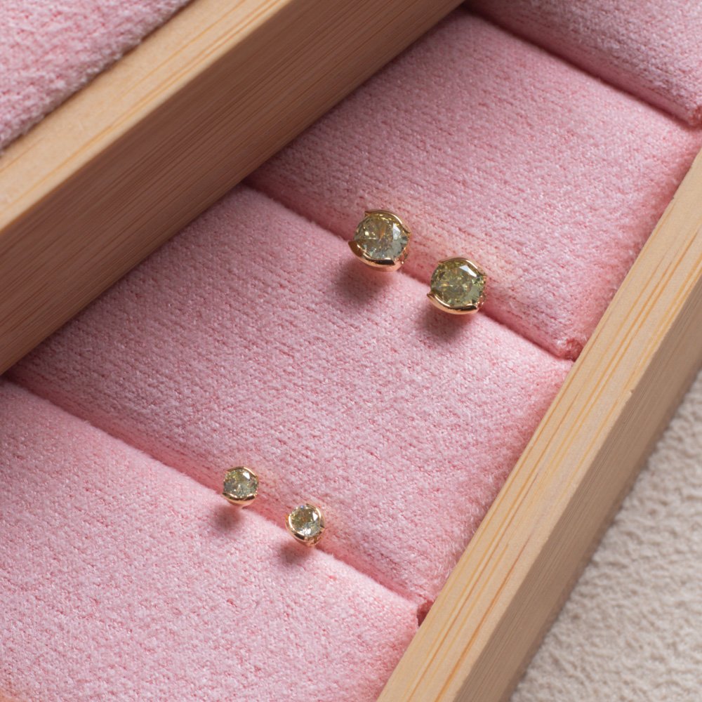 Duplo-50-Do Brinco Duplo Infantil Ponto De Luz Cristal.