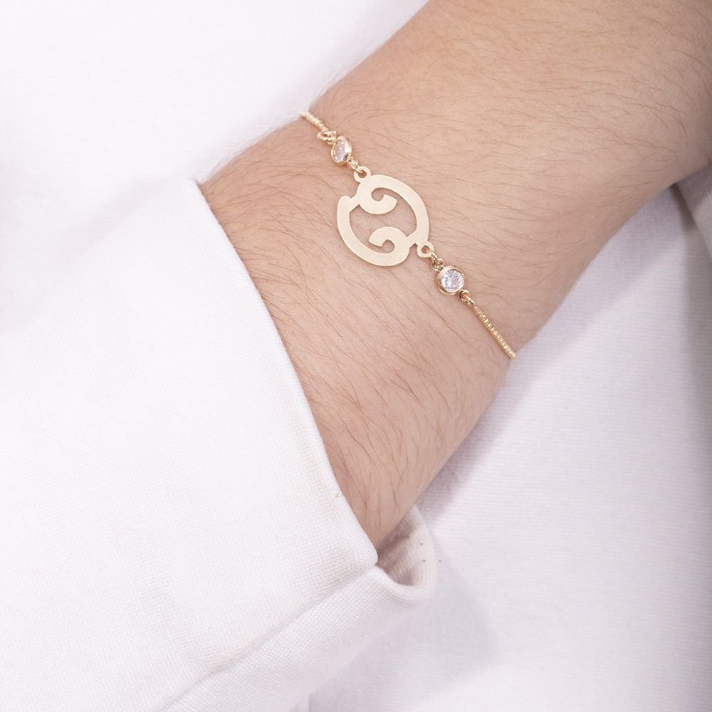 Pst-2470-Fo-Câncer - Pulseira Gravatinha Signos