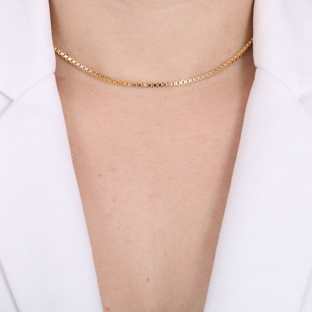 Clt-3092-Fo Choker Veneziana (32cm+5cm)