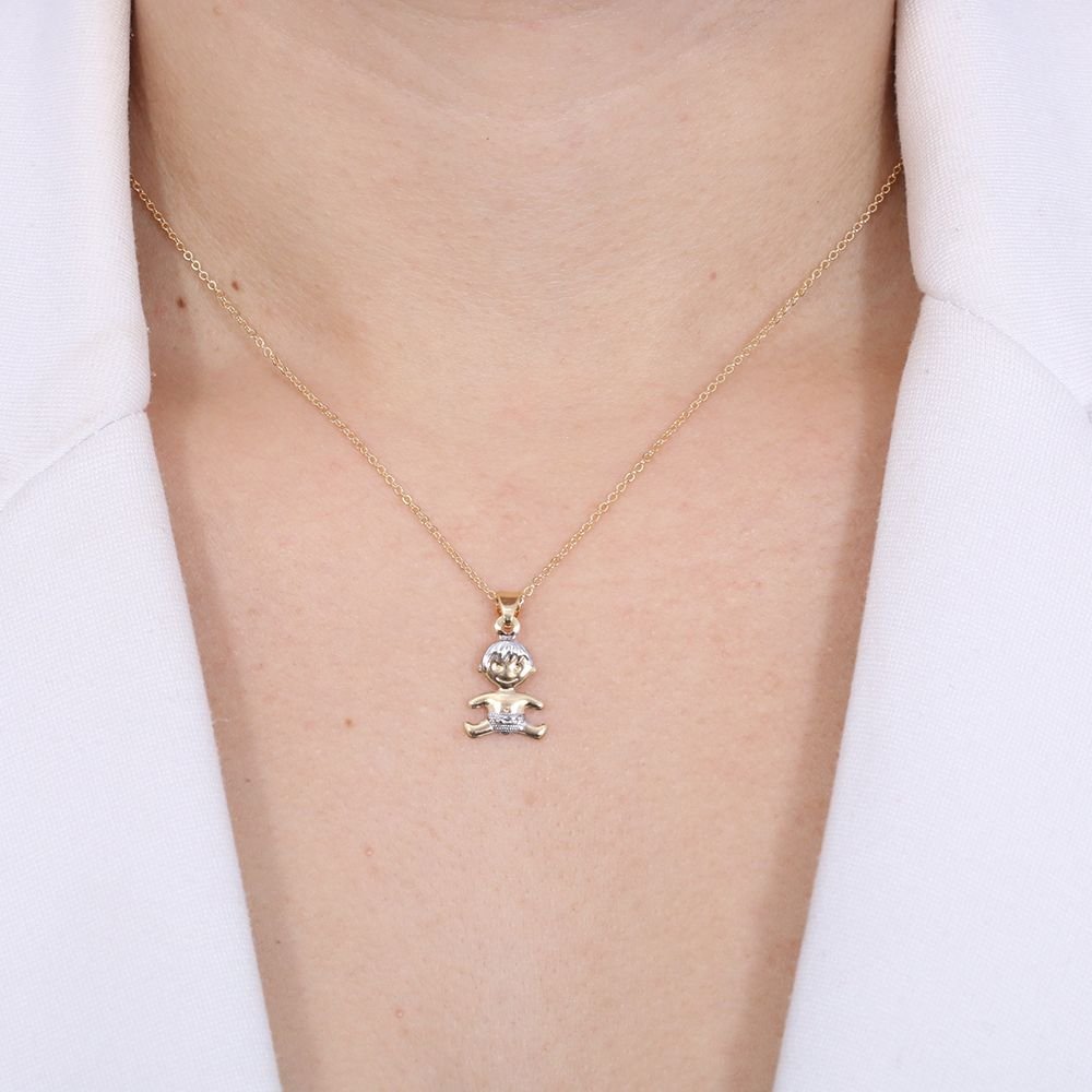 Clt-5111-Fo-C/Ródio - Colar Filho