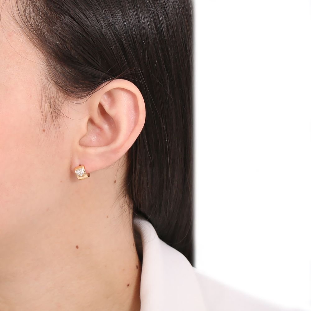 Ag-279-Do Argolinha De Coração Cravejado