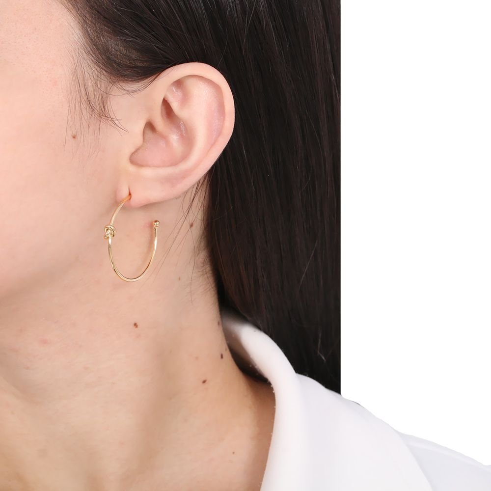 Brt-6610-Do Brinco Argola Nó (34mm)