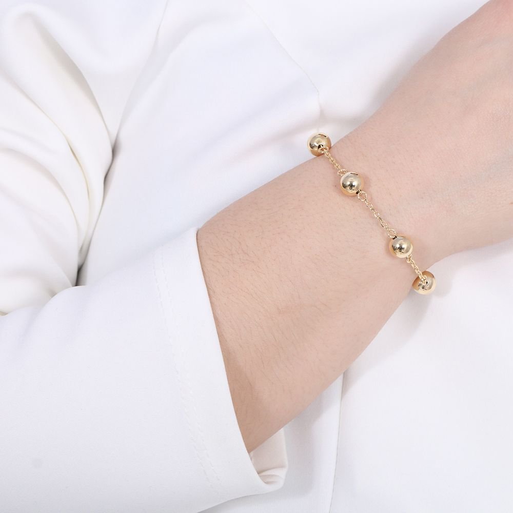Pst-3147-Fo Pulseira De Bolinhas