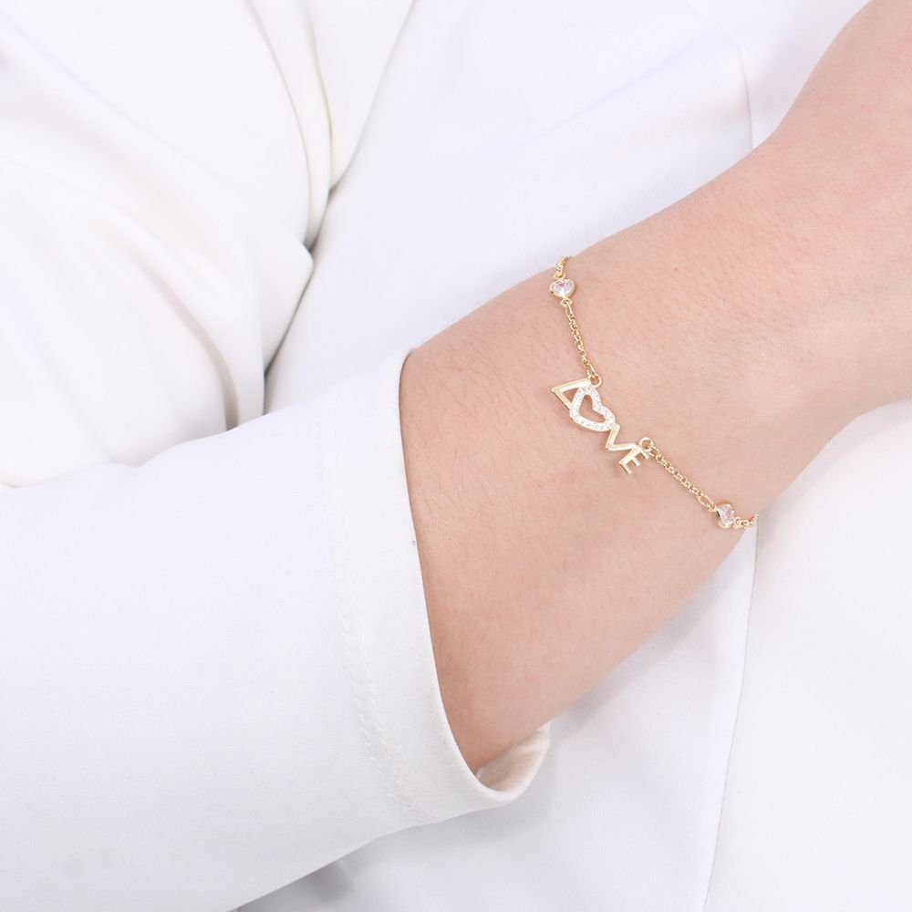 Pst-2521-Fo Pulseira Love Com Zircônias