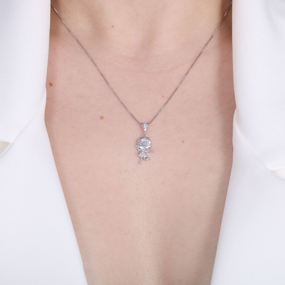 Clt-5185-Rd 40cm+5cm Veneziana 0.6mm Colar Menininha