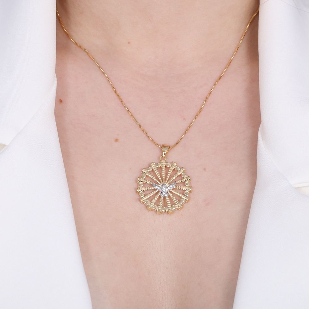 Clt-5214-Fo-C/Ródio 50cm+5cm Veneziana 0.8mm