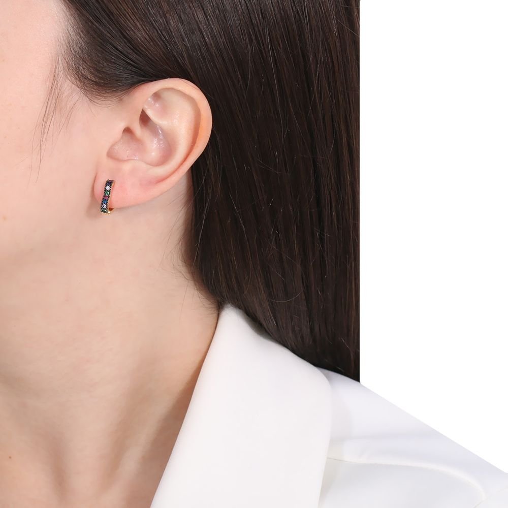 Ag-355-Do-C/Ródio Argolinha Coração Com Detalhes No Ródio