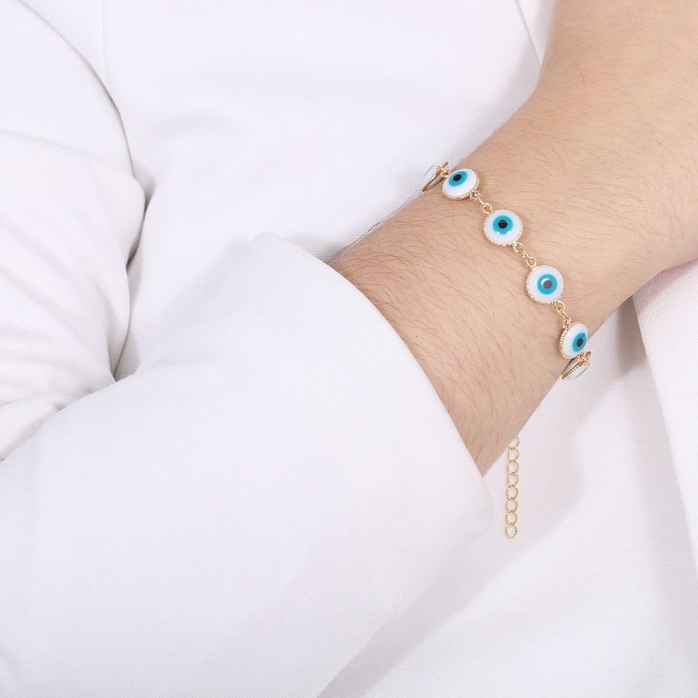 Pst-3162-Fo Pulseira De Olhos Gregos