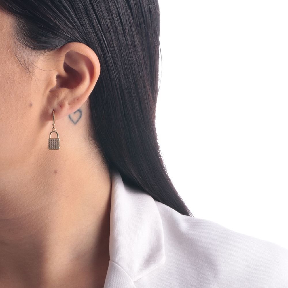 Ag-512-Do Brinco De Cadeado E Chave.