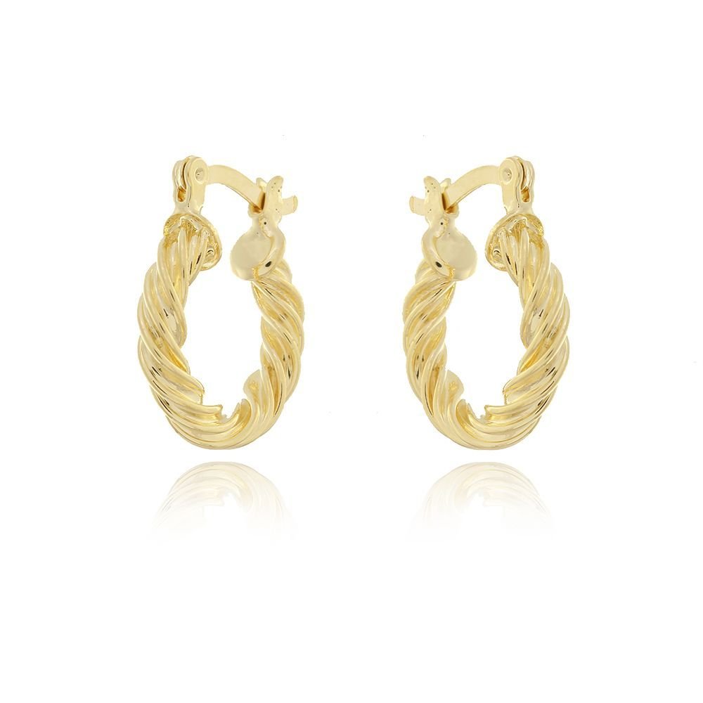 Brt-6669-Do Brinco Argola Torcida Com Fecho Italiano (2,0cm).