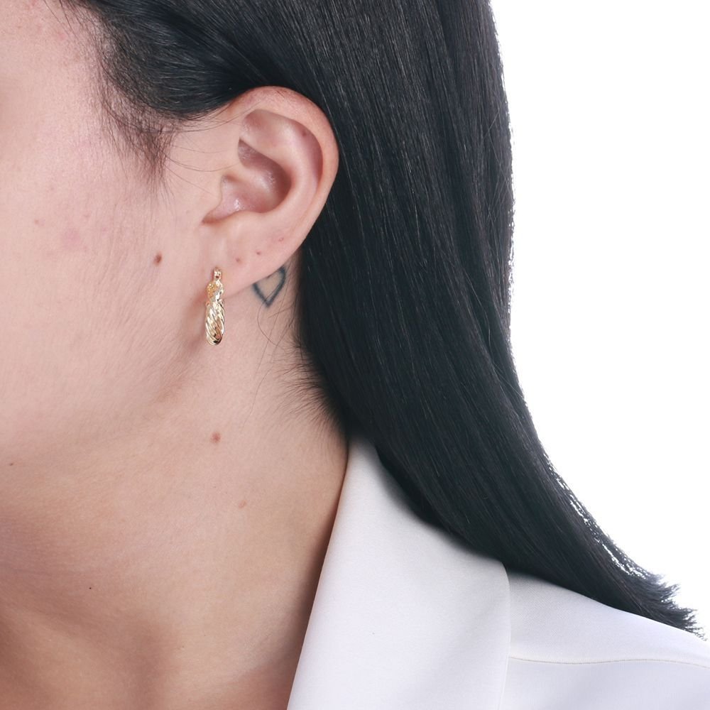 Brt-6669-Do Brinco Argola Torcida Com Fecho Italiano (2,0cm).