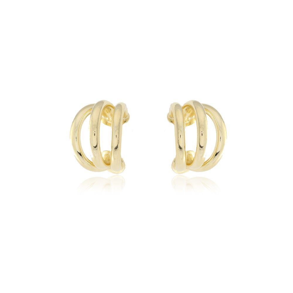 Brt-6737-Do Brinco De Argola Fio Triplo (20mm).