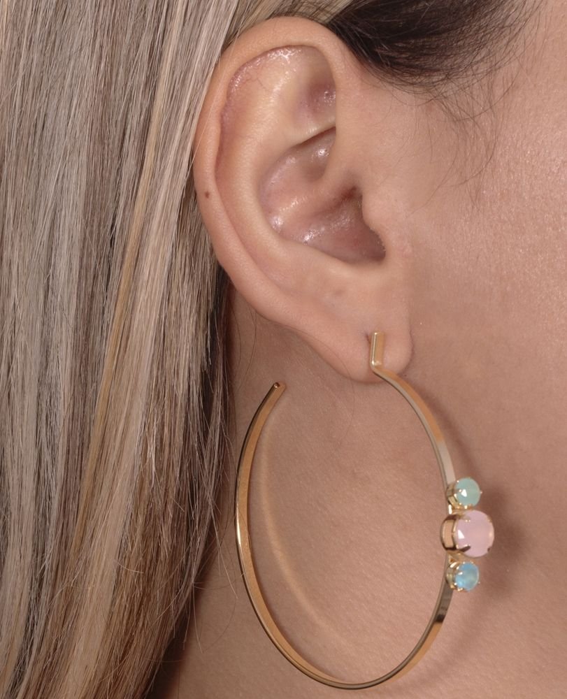 Brt-515-Do Brinco De Argola Cravejado