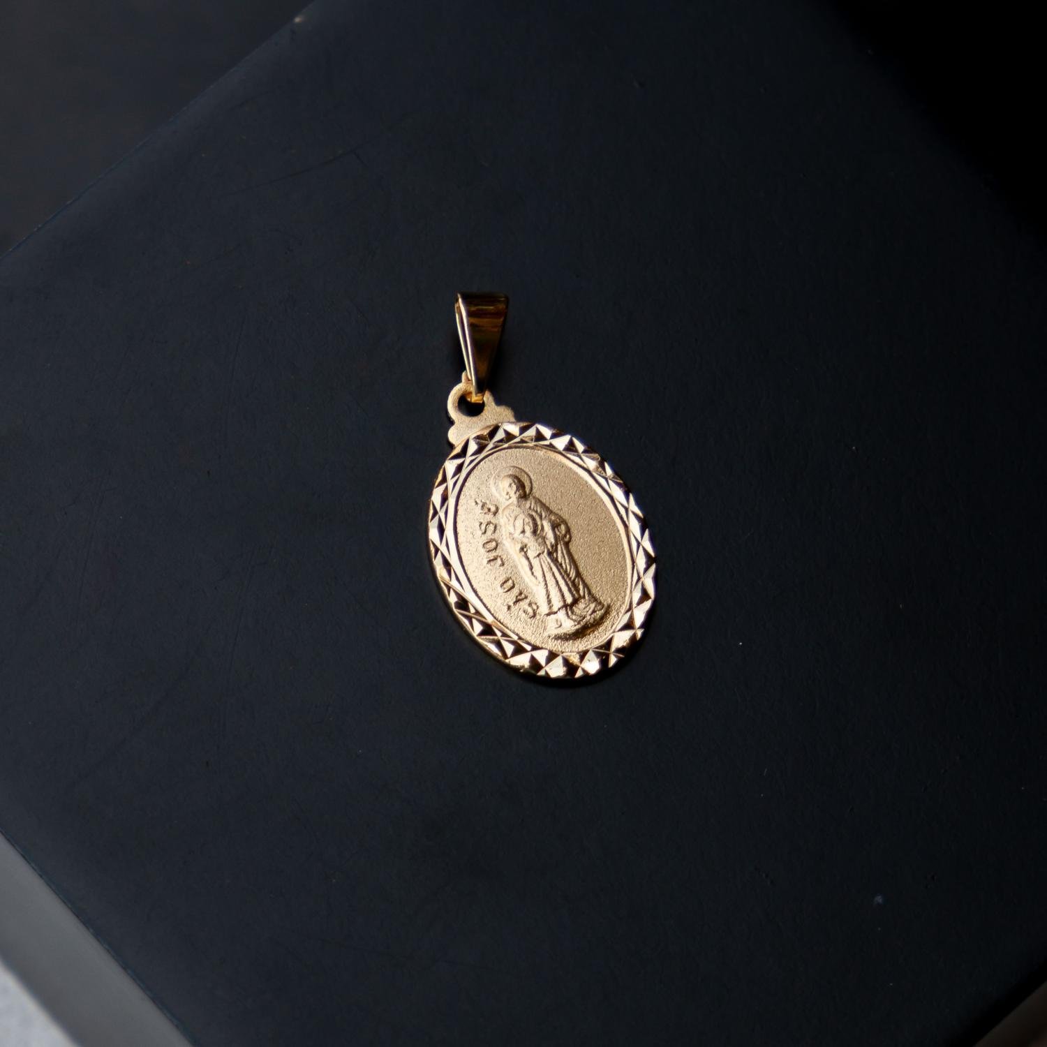 Pgt-480-Fo Pingente Medalha De São José.