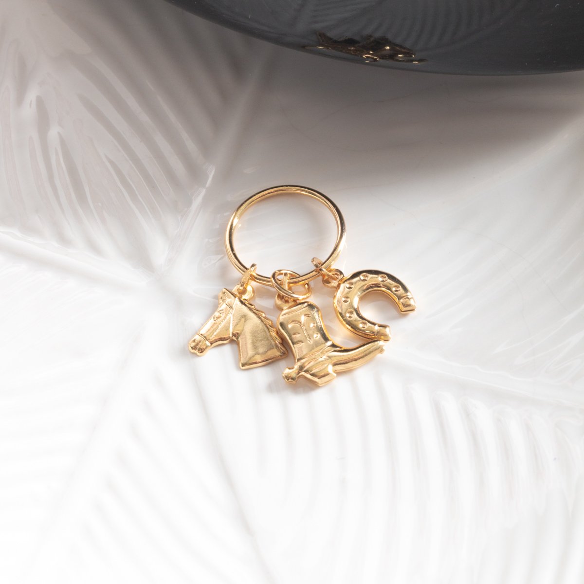 Pgt-498-Fo Pingente Mix Ferradura, Cavalo E Bota.