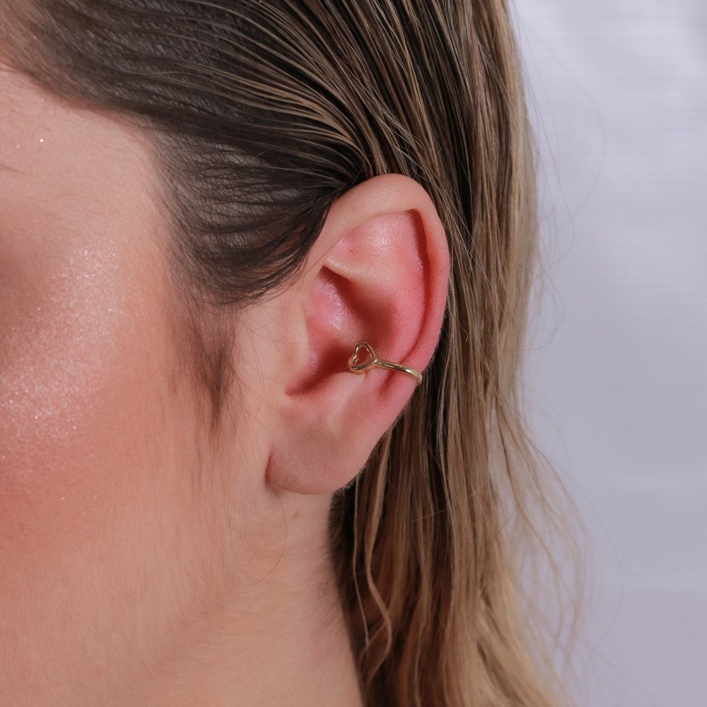 Pir-340-Do Piercing Com Coração (Par).