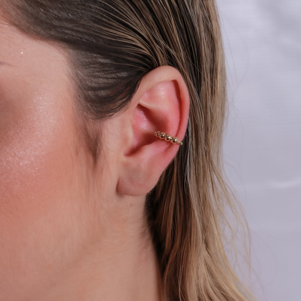 Pir-343-Do Piercing De Bolinhas (Par).