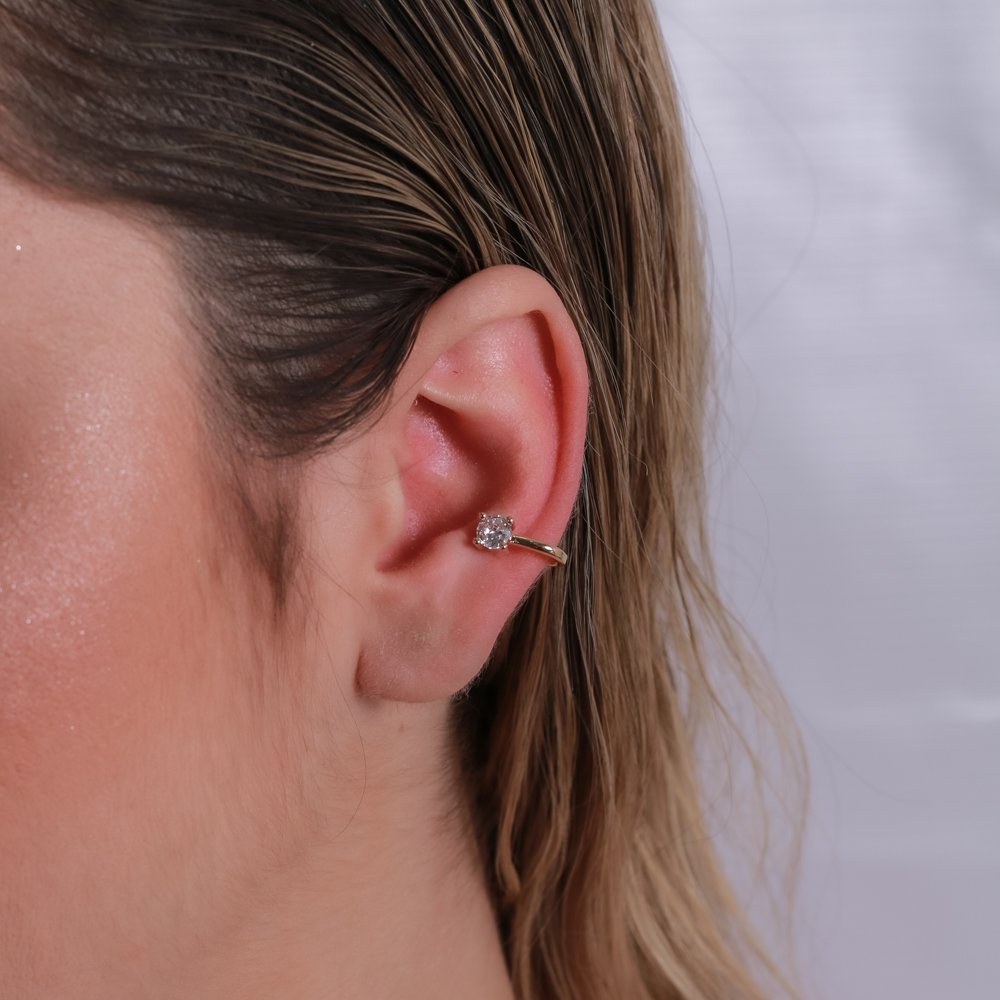 Pir-349-Do Piercing Cravejado Cristal (Par).&Nbsp;