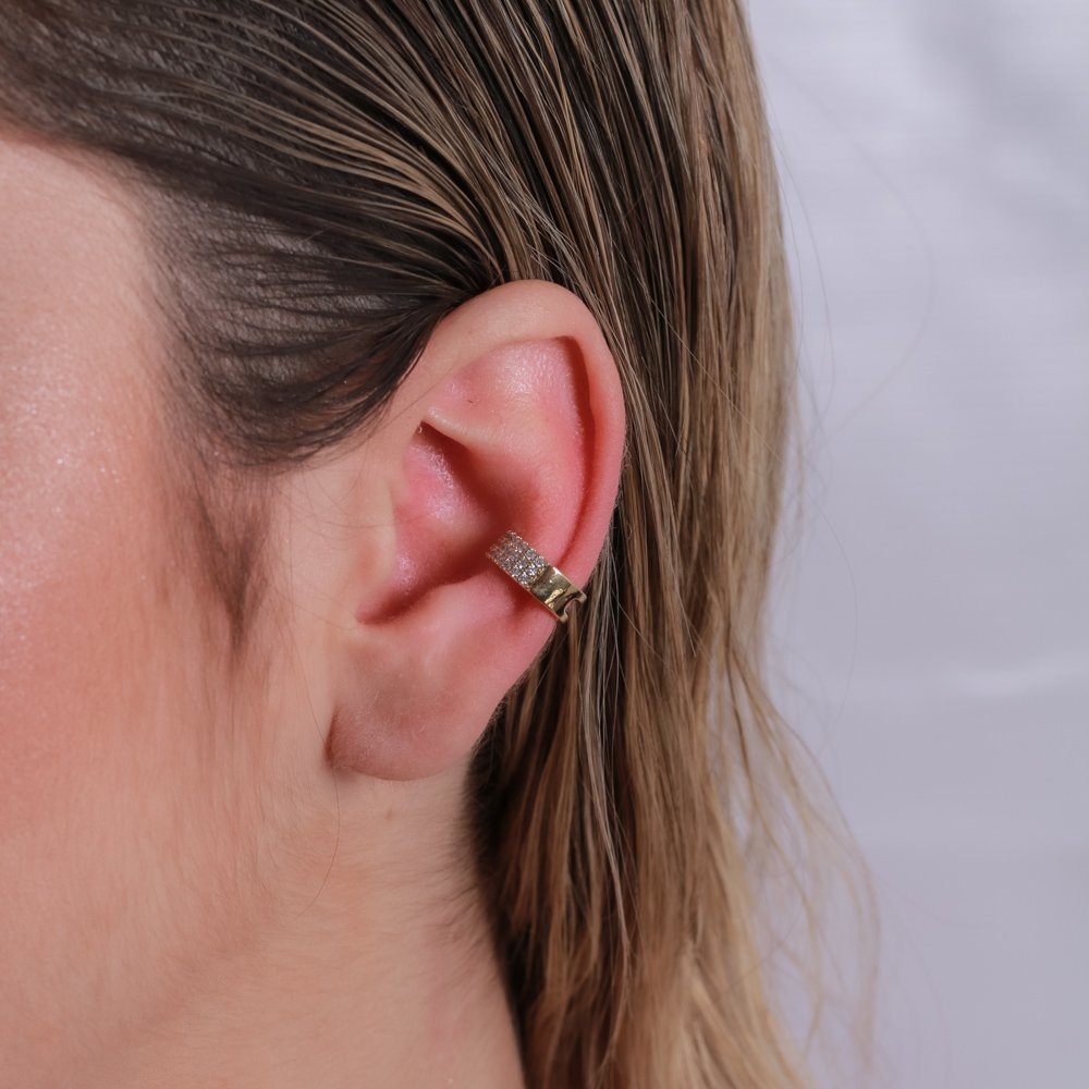 Pir-354-Do Piercing Cravejado Cristal (Par).&Nbsp;