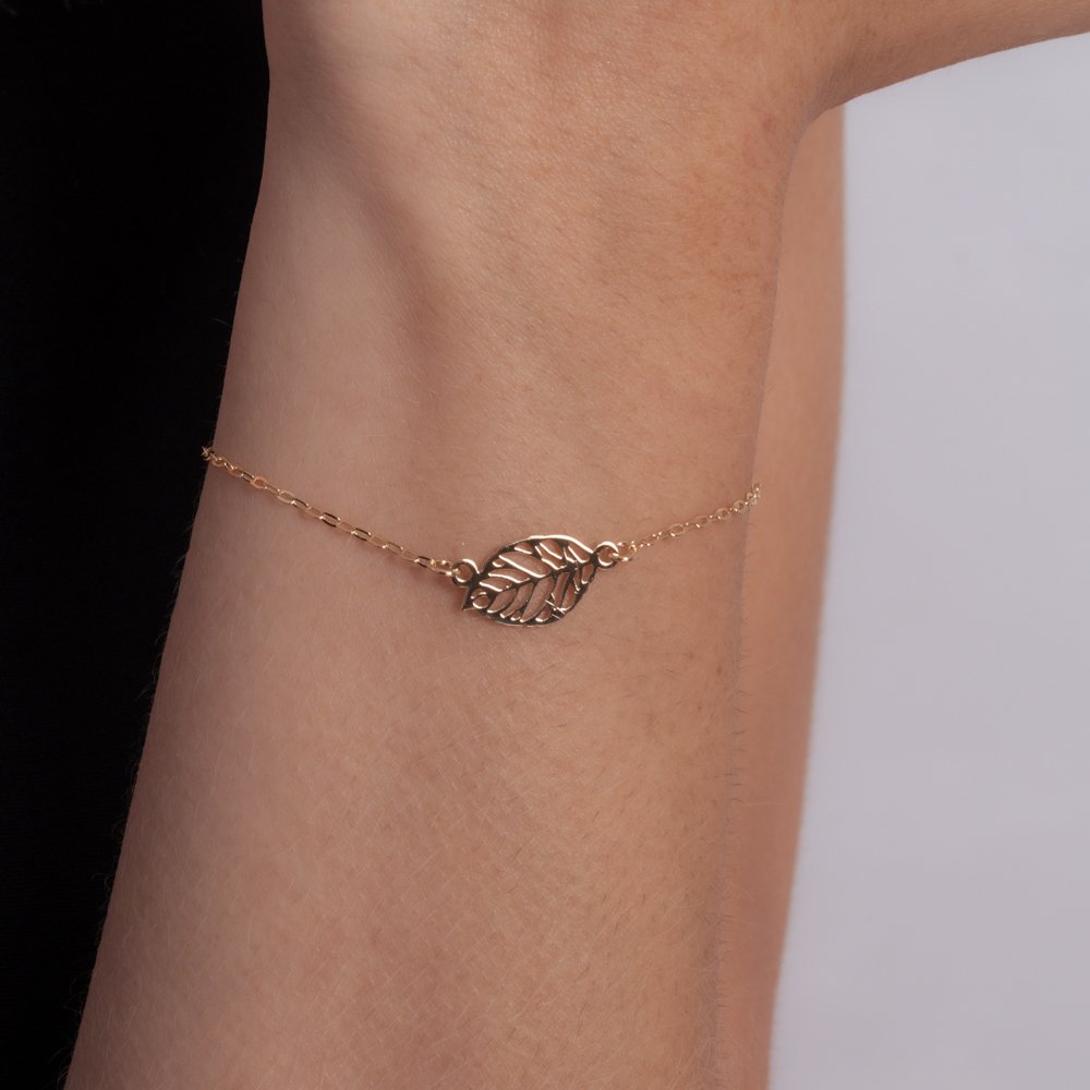 Pll-119-Fo Pulseira De Folha.