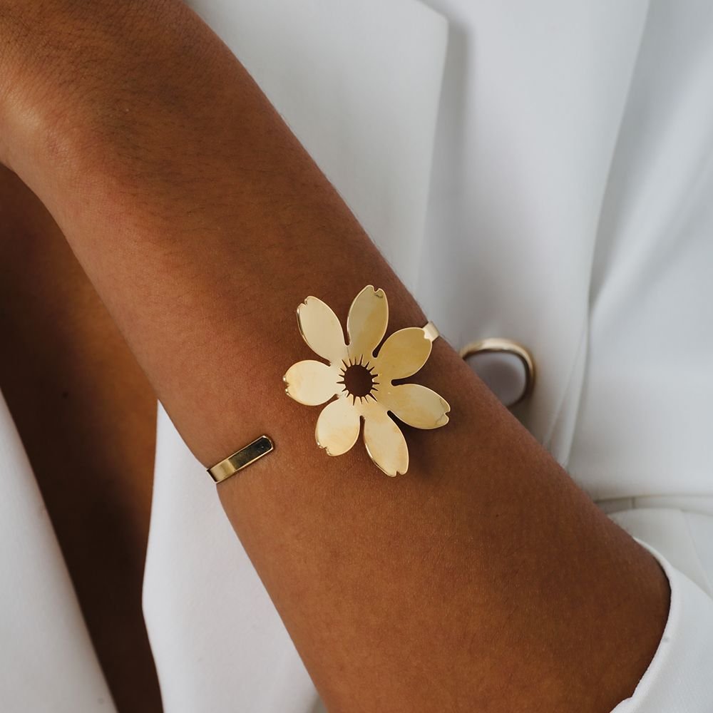 Pll-242-Fo Bracelete Com Flor.