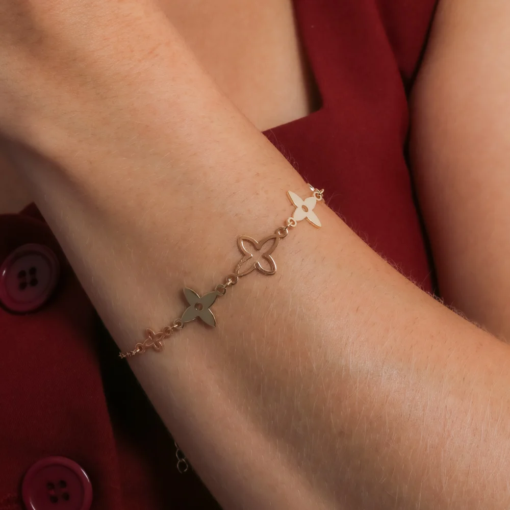 Pll-307-Fo Pulseira De Trevo.
