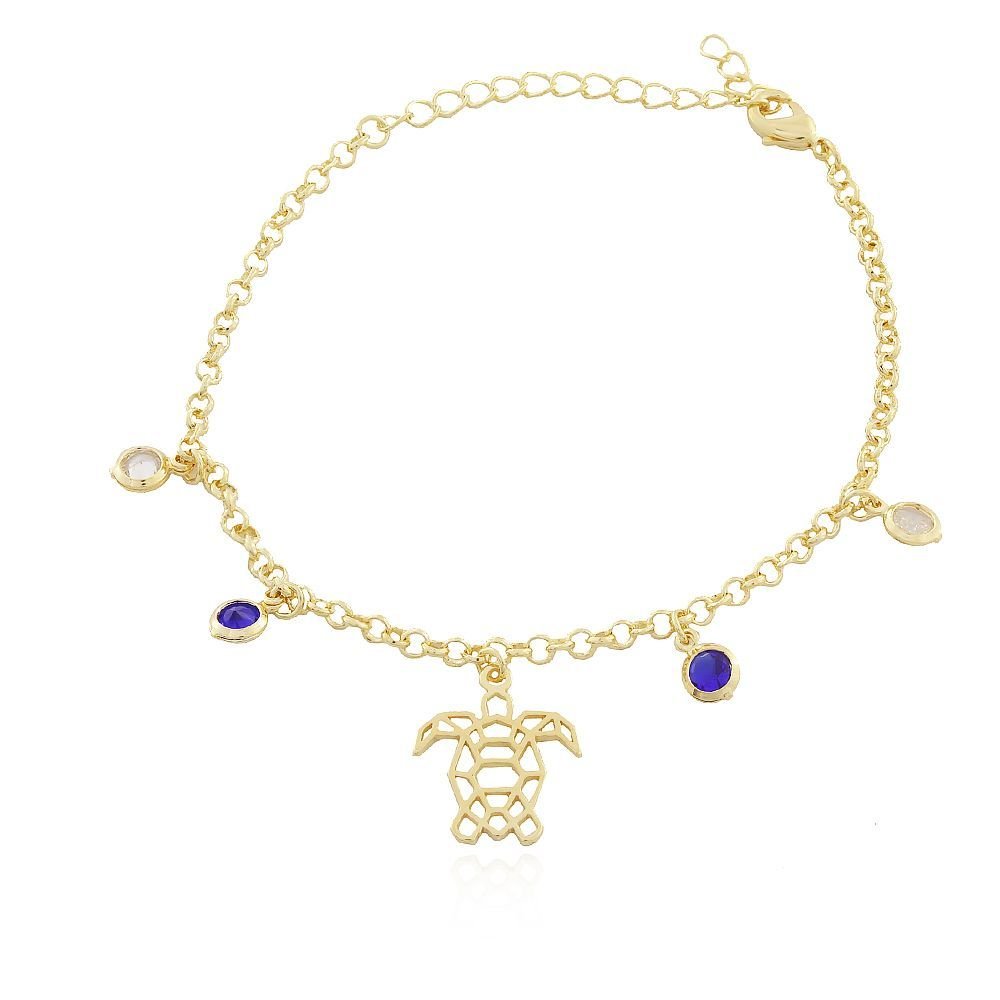 Pll-51-Fo Pulseira De Tartaruga Com Pontos De Luz