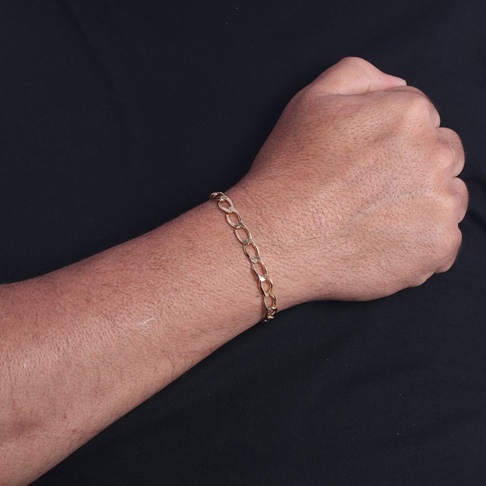 Psm-141-Fo Pulseira De Elos Masculina