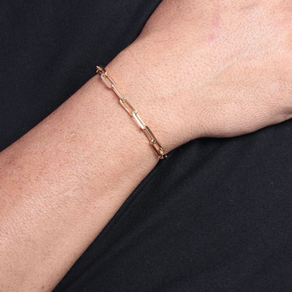 PSM-142-FO PULSEIRA DE ELOS MASCULINA