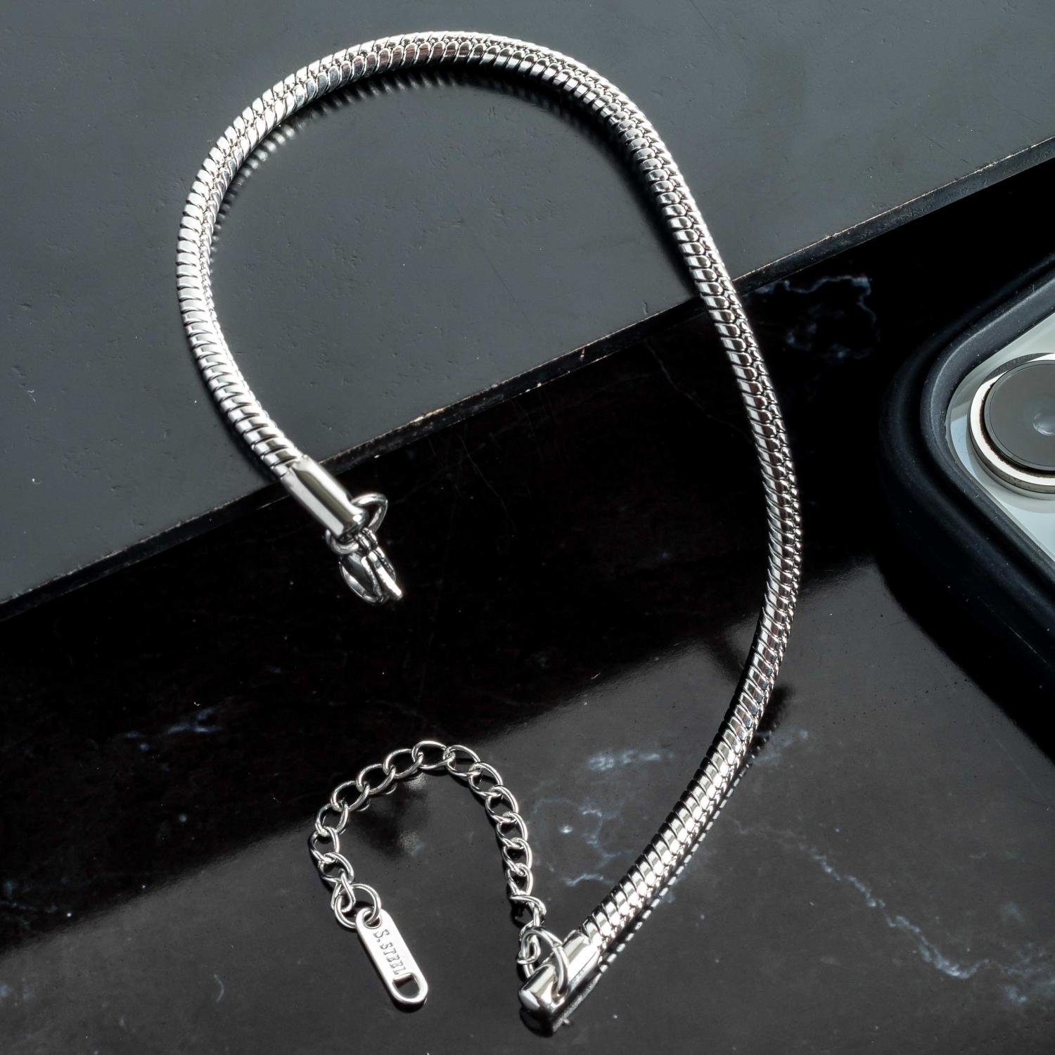 Psm-306-Aço Inox Pulseira Masculina Fita (Aço Inox).