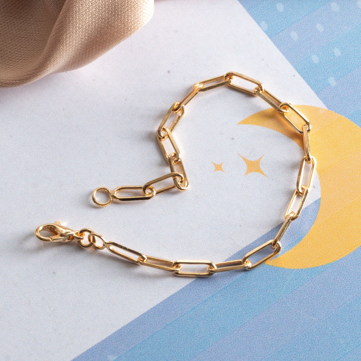 Psm-329-Fo Pulseira De Elos Infantil Masculina.