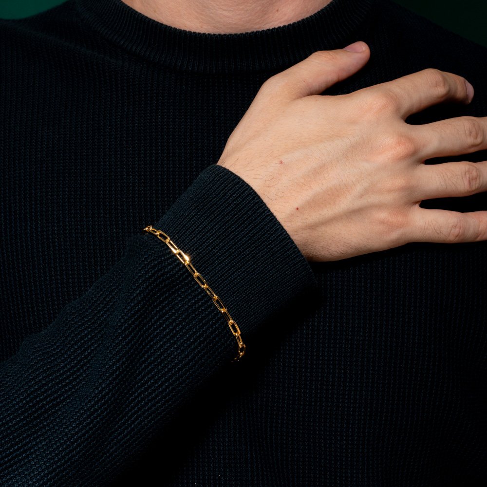 Psm-391-Fo Pulseira Masculina De Elos 6mm.