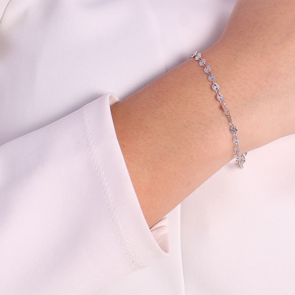 Pst-1741-Pl Pulseira De Medalhinhas