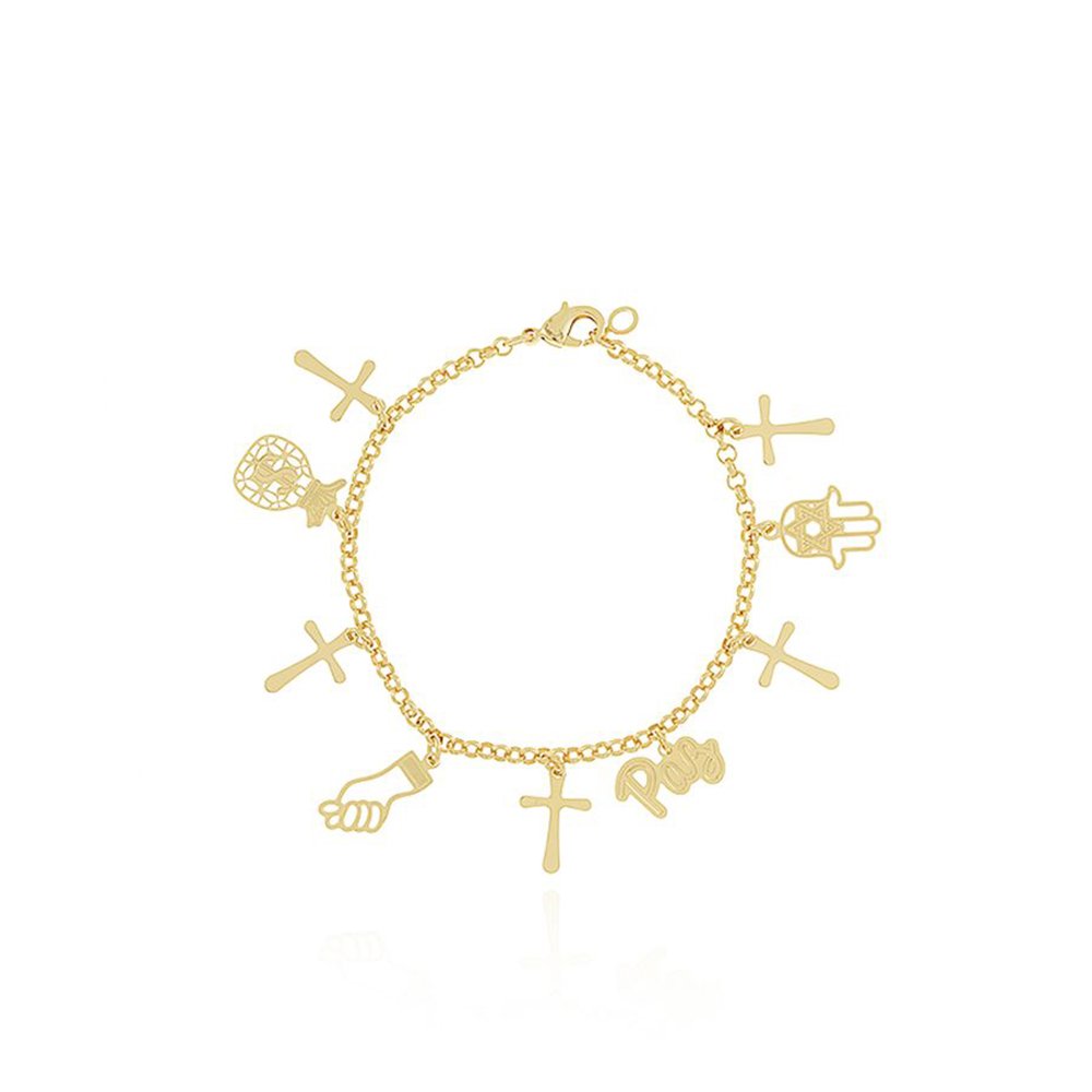 Pst-1760-Fo - Pulseira Mix Religioso