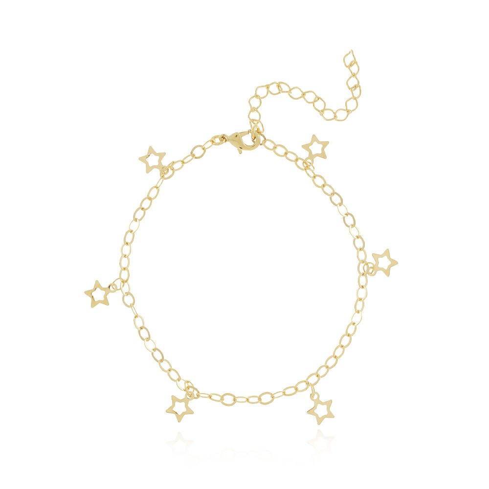 Pst-1897-Fo Pulseira De Estrelinhas Vazadas